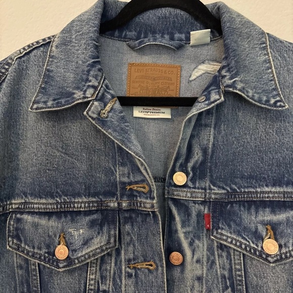 Levi's Premium '90S TRUCKER JACKET Women's Size XS - Picture 6 of 16